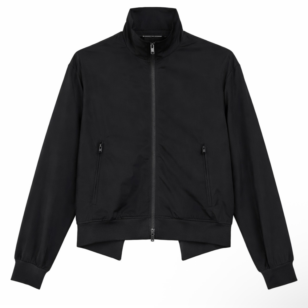 Y-3 Black Windbreaker Jacket